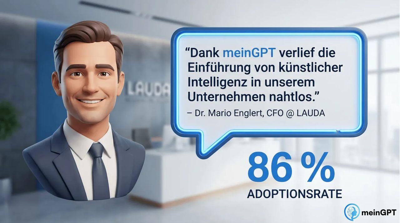 Erfolgsgeschichte LAUDA: Hohe KI-Adoption durch meinGPT