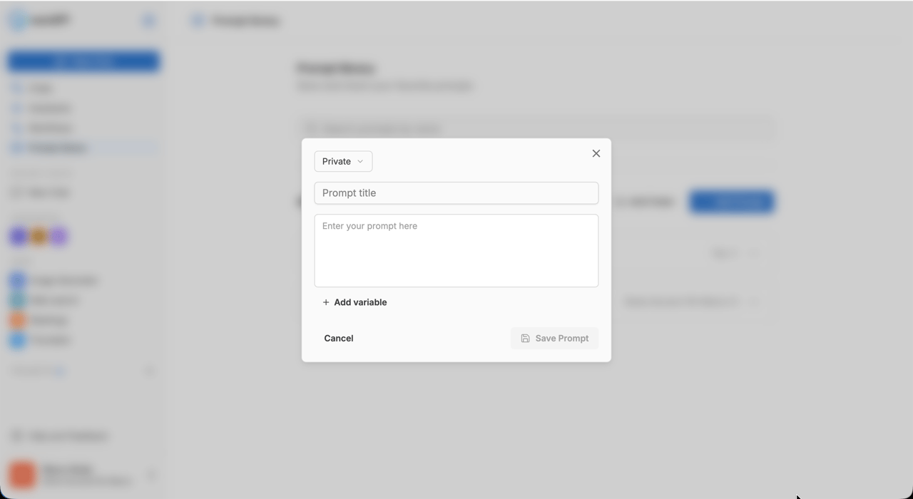 Create a prompt