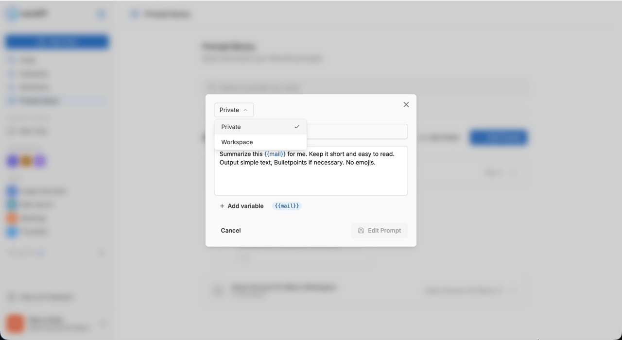 Select visibility