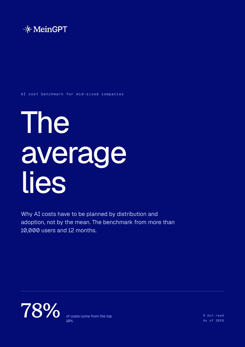 The average lies – the AI cost benchmark