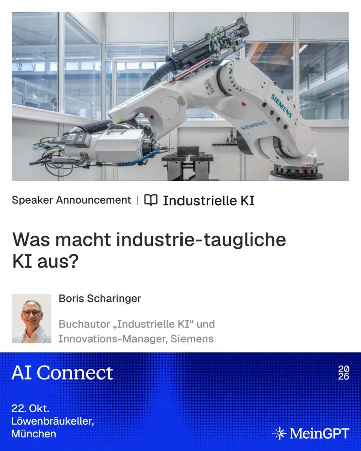 Speaker-Ankündigung: Boris Scharinger, Siemens Digital Industries