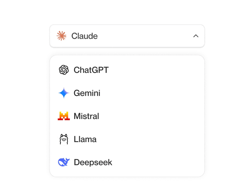 All leading models, one interface